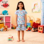 GK007-Kids Girls T -Shirt &  Frill Shorts