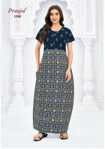 1508PN-Modern Double Design Pranjul Nighty