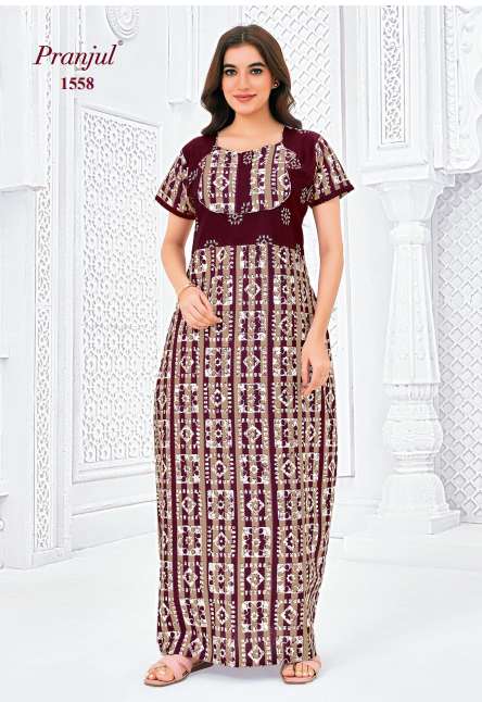 1558 Brown Geometric Pattern 1558