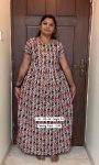 multicolor flower pattern feeding frock
