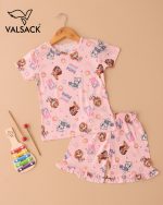 GK004-Kids Girls T -Shirt &  Frill Shorts - Image 2