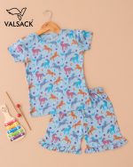 GK007-Kids Girls T -Shirt &  Frill Shorts - Image 2