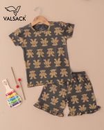 GK002-Kids Girls T -Shirt &  Frill Shorts - Image 2