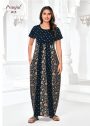 Black stars pattern Pranjul Nighty