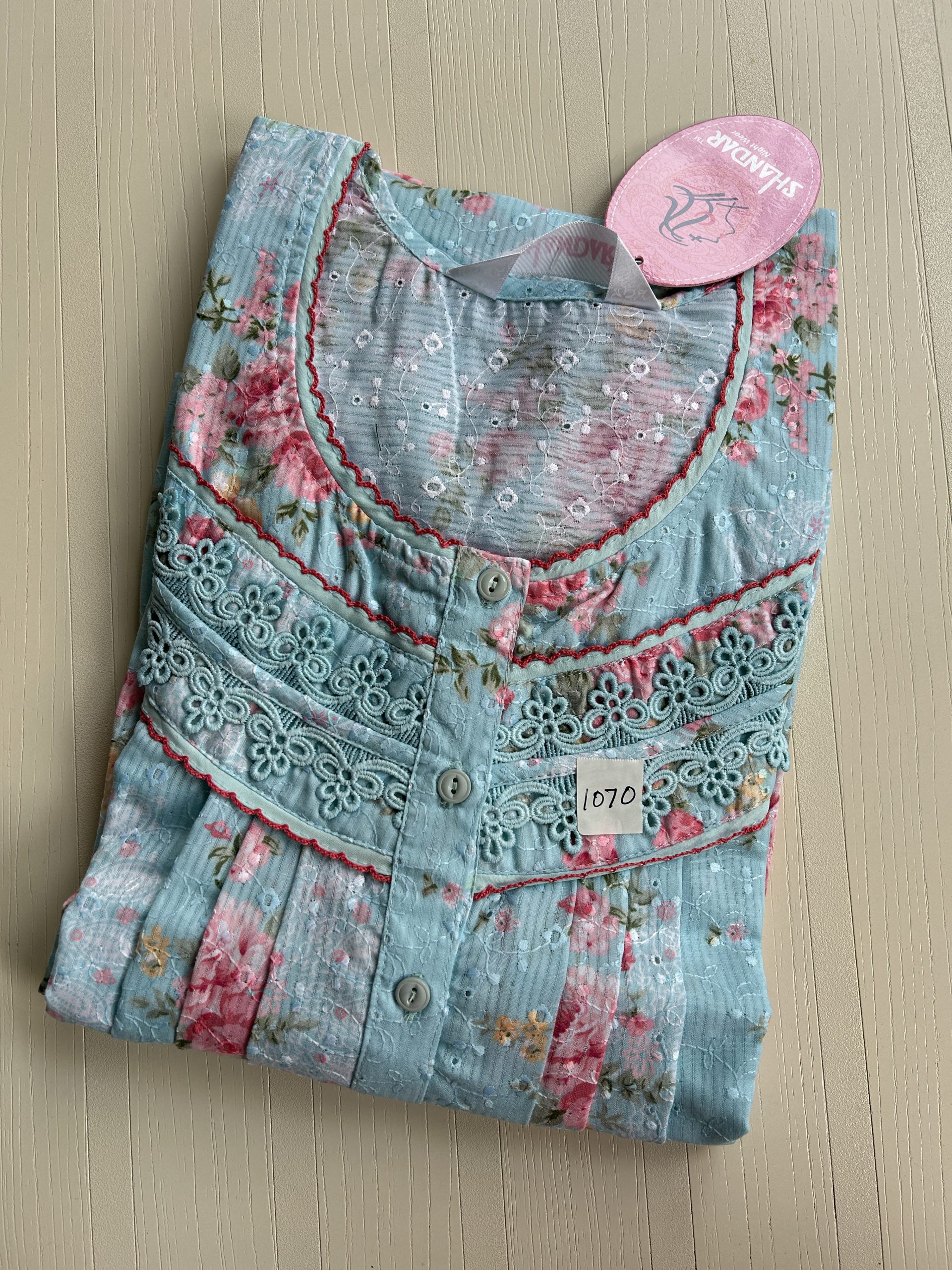 IMG_4326 SC003-Shandar Cotton Nighty - Image 1