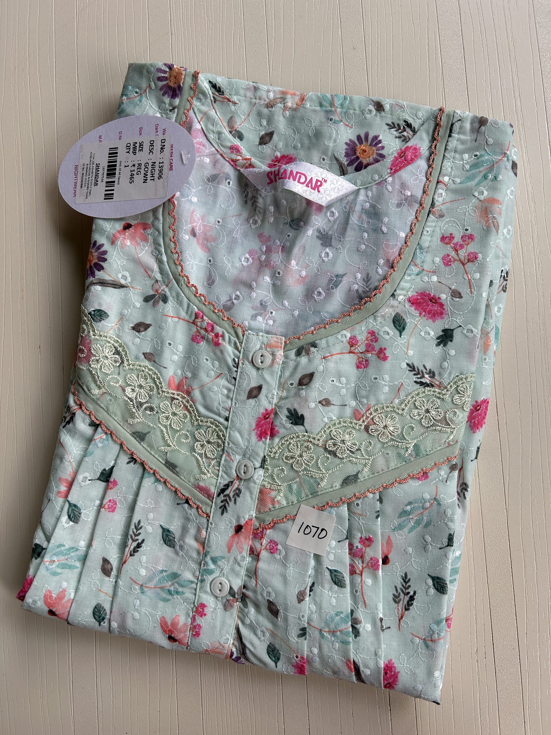 IMG_4327 SC004-Shandar Cotton Nighty - Image 1