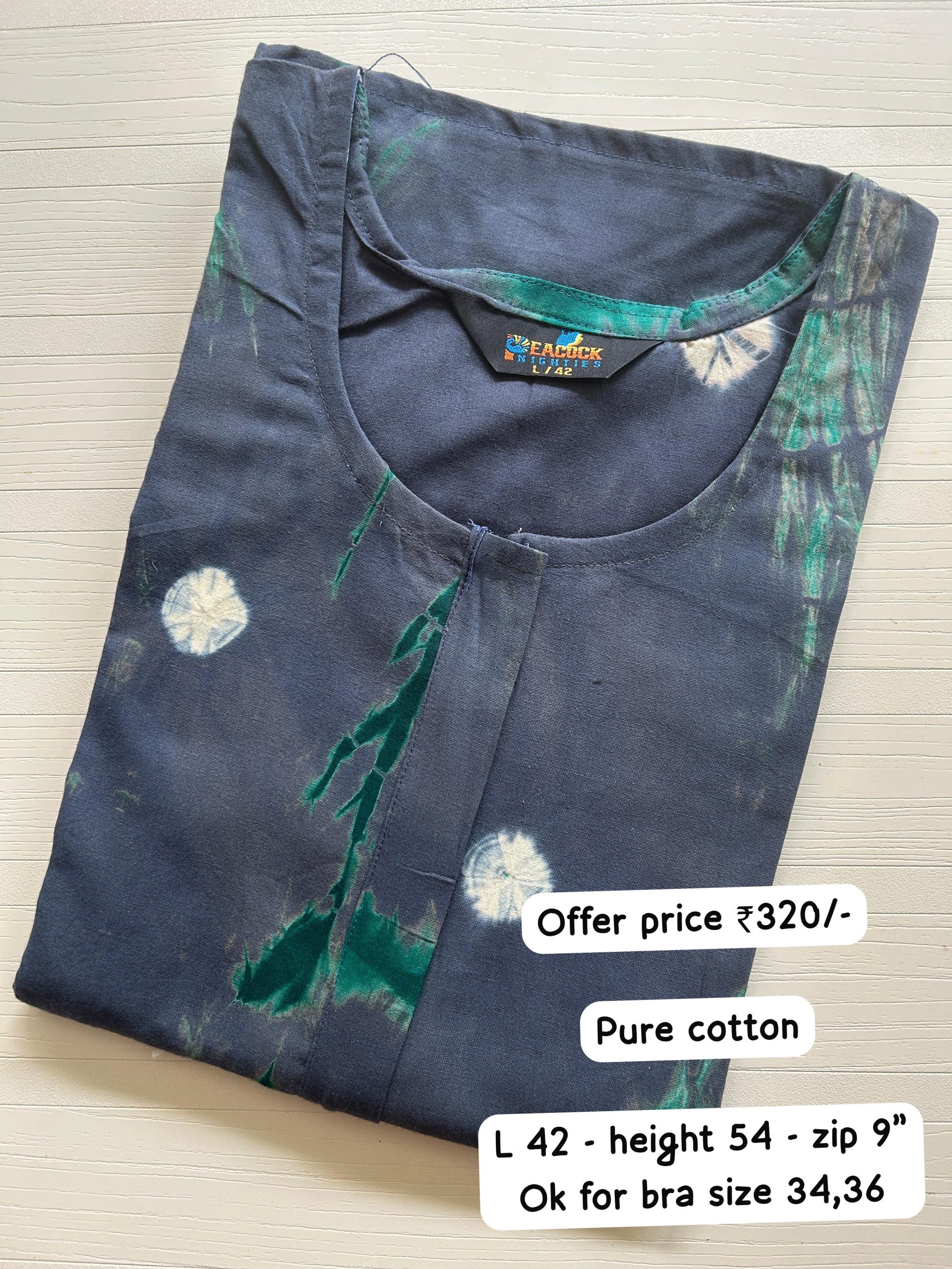 Light Blue Pure Cotton