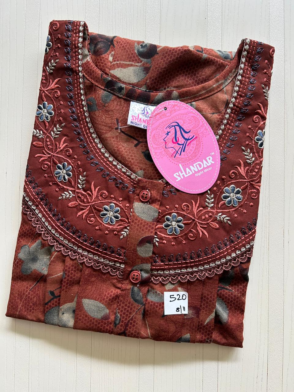 WhatsApp Image 2025-11-25 at 10.04.48 AM (1) SS061-Shandar Spun Nighty - Image 1