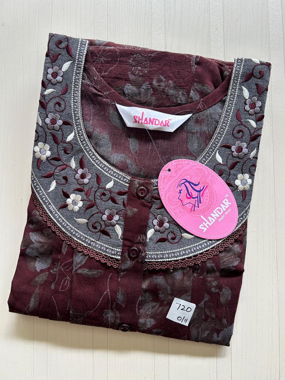 WhatsApp Image 2025-11-25 at 9.50.18 AM SS036-Shandar Spun Nighty - Image 1