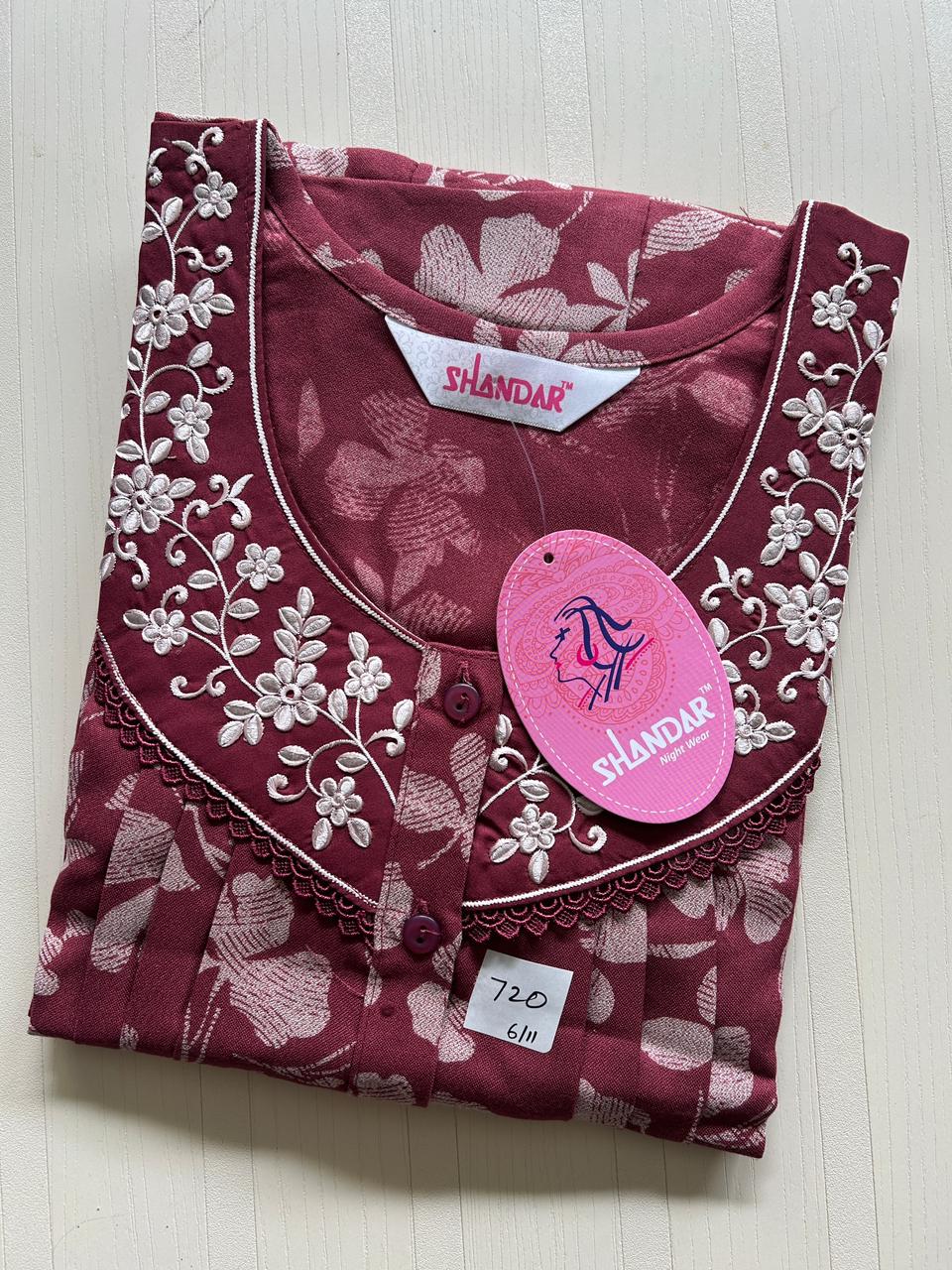 WhatsApp Image 2025-11-25 at 9.50.21 AM SS026-Shandar Spun Nighty - Image 1