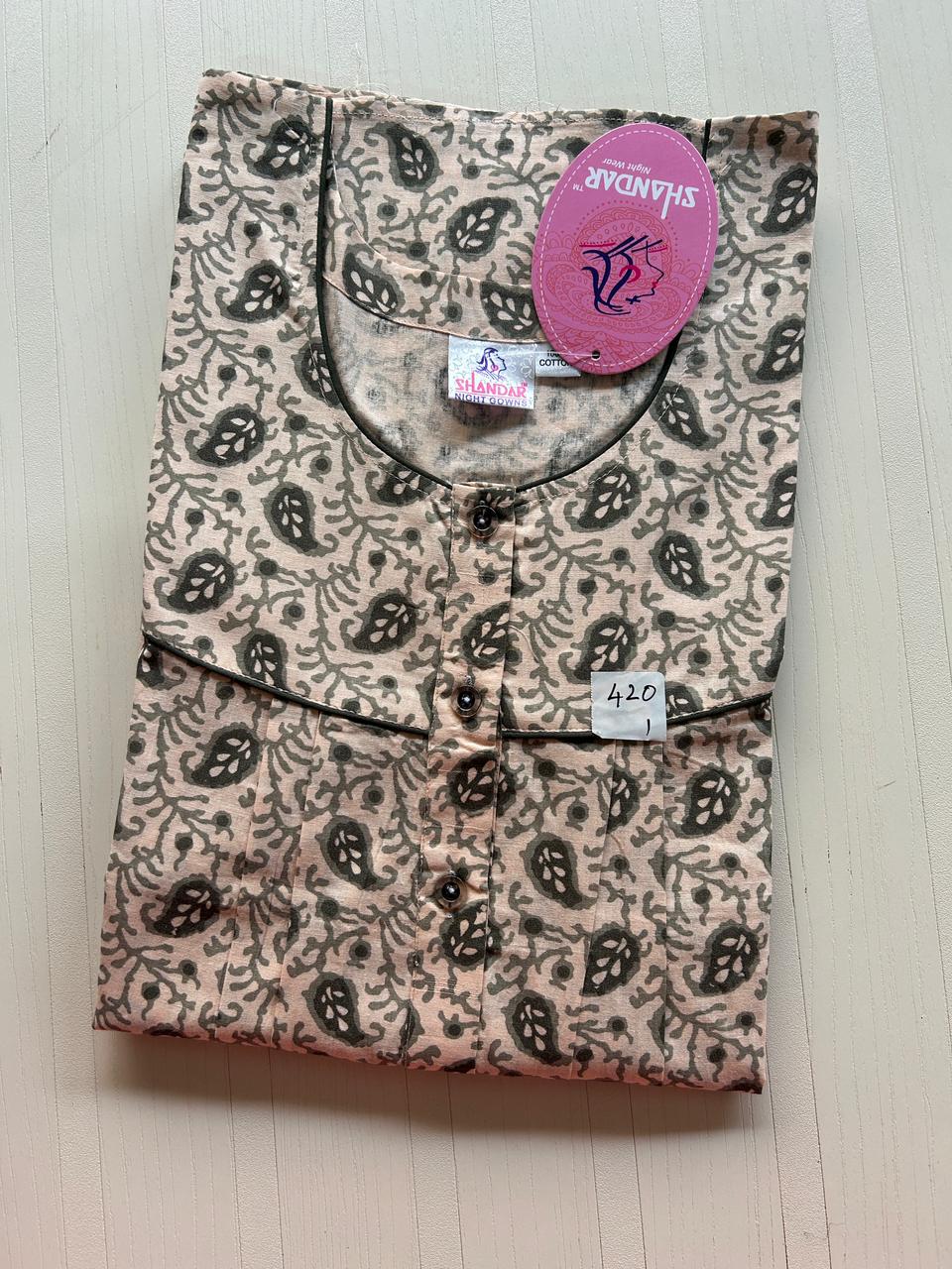 WhatsApp Image 2025-11-27 at 4.55.27 PM SS140-Shandar Spun Nighty - Image 1