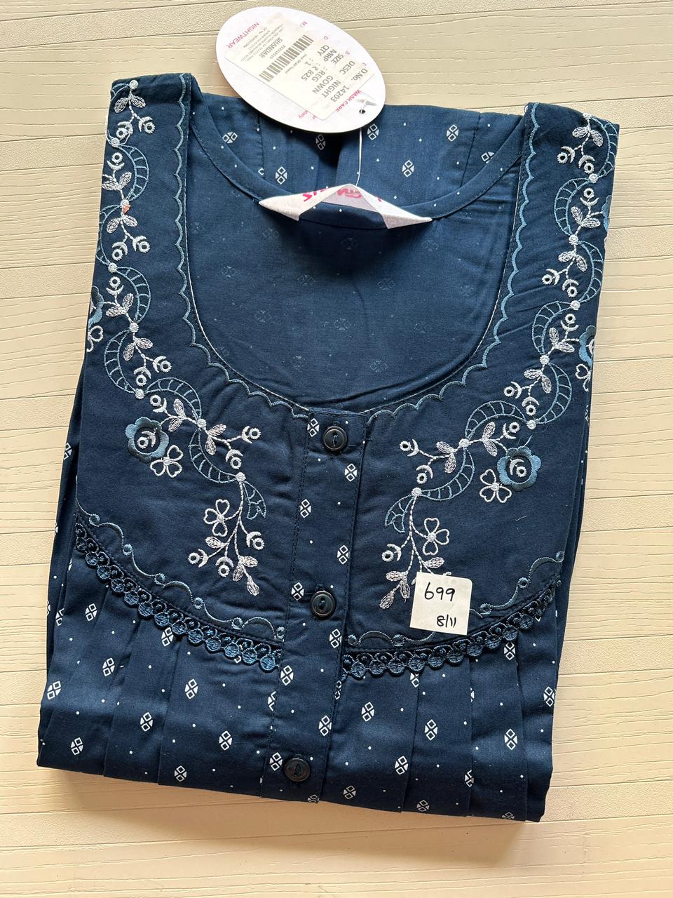 WhatsApp Image 2025-11-27 at 4.59.42 PM SS131-Shandar Spun Nighty - Image 1