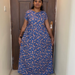 FT030-Peacock feeding frock - offer