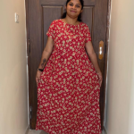 FT028-Peacock feeding frock - offer