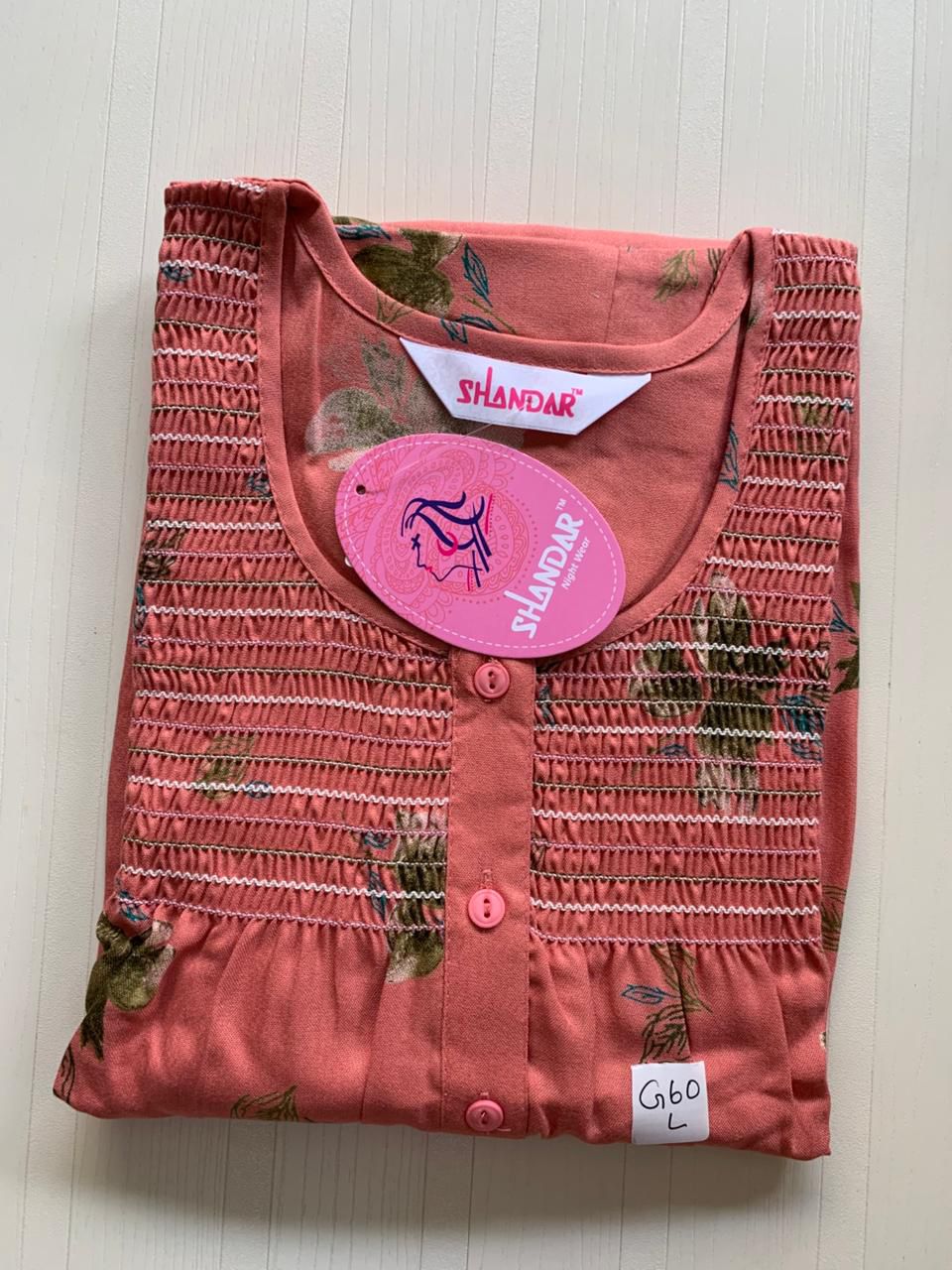 WhatsApp Image 2026-01-08 at 3.00.51 PM (2) 00ASSF-021-SHANDAR FREE SIZE NIGHTY - Image 1