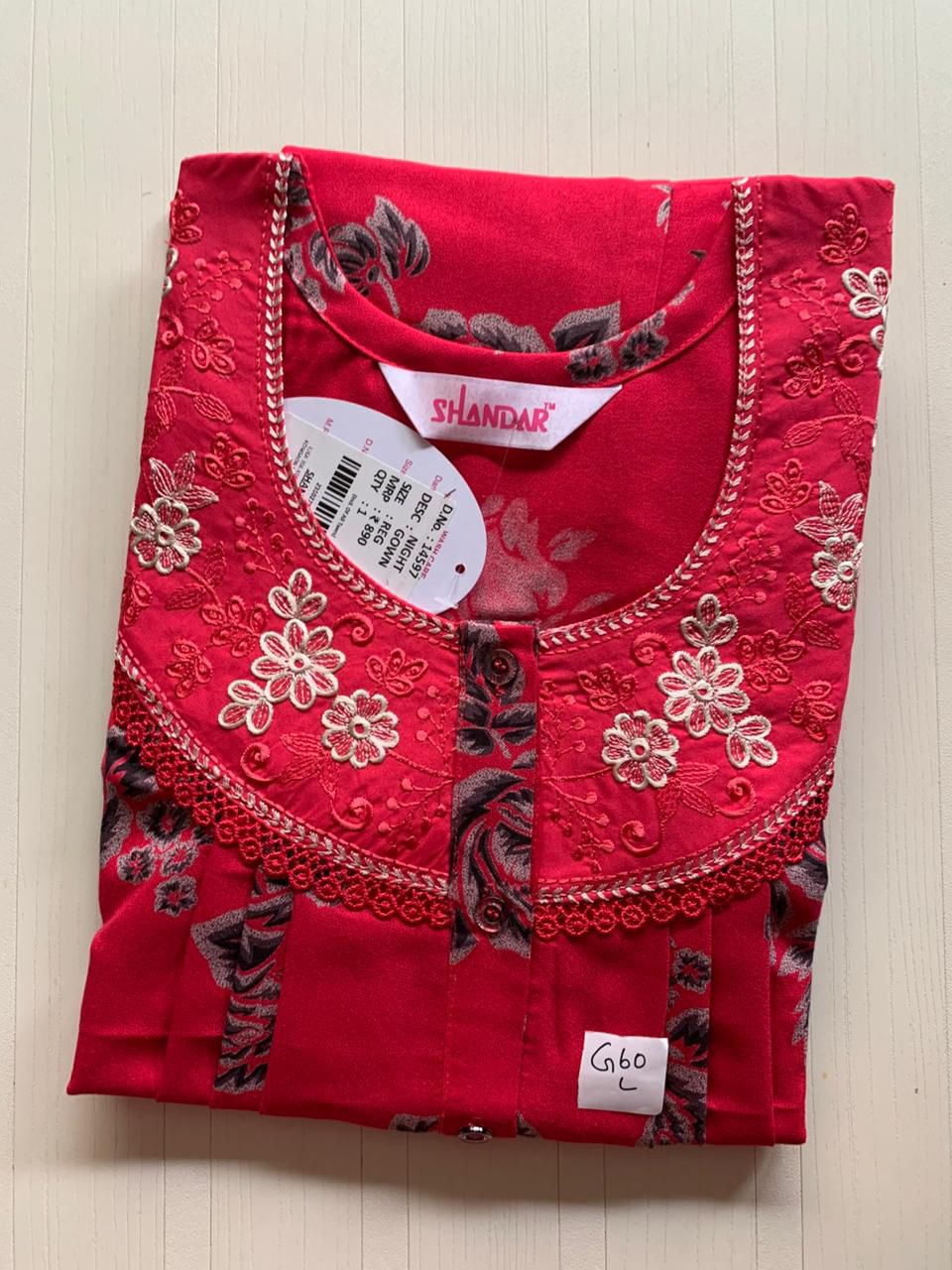 WhatsApp Image 2026-01-08 at 3.00.52 PM (3) 00ASSF-025-SHANDAR FREE SIZE NIGHTY - Image 1