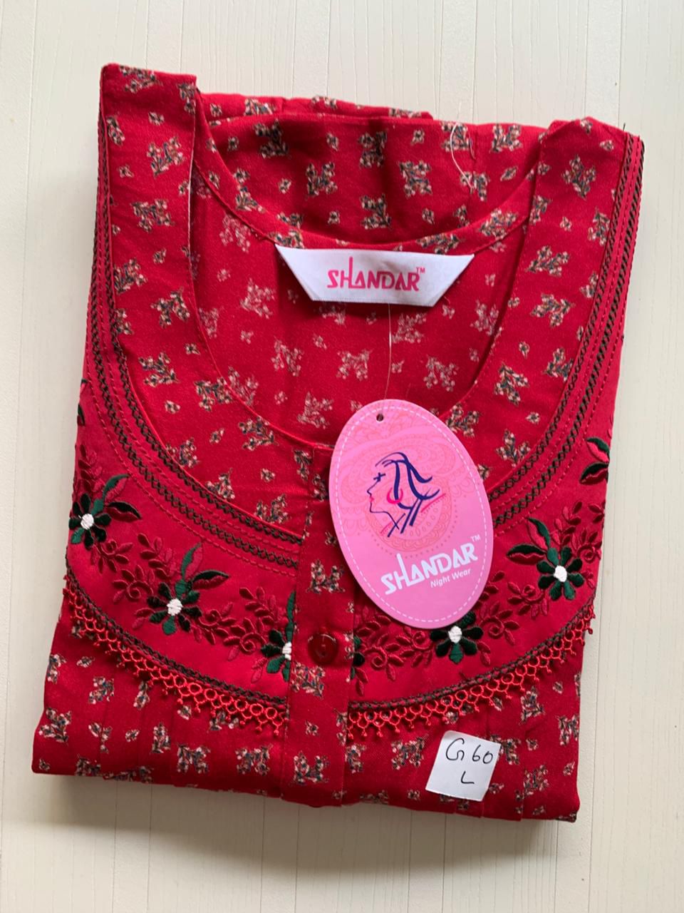 WhatsApp Image 2026-01-08 at 3.00.54 PM (3) 00ASSF-031-SHANDAR FREE SIZE NIGHTY - Image 1