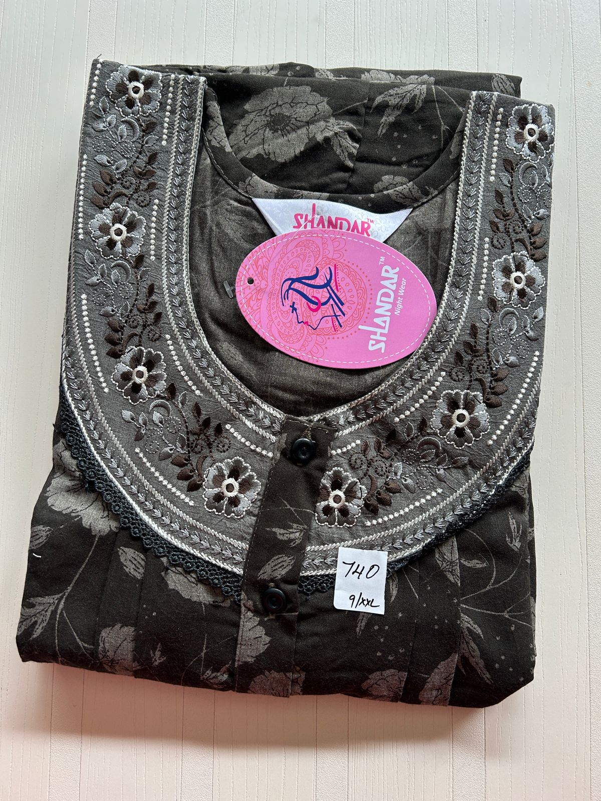 WhatsApp Image 2026-01-08 at 3.23.07 PM (2) 00ASSXXL-024-SHANDAR XXL NIGHTY - Image 1