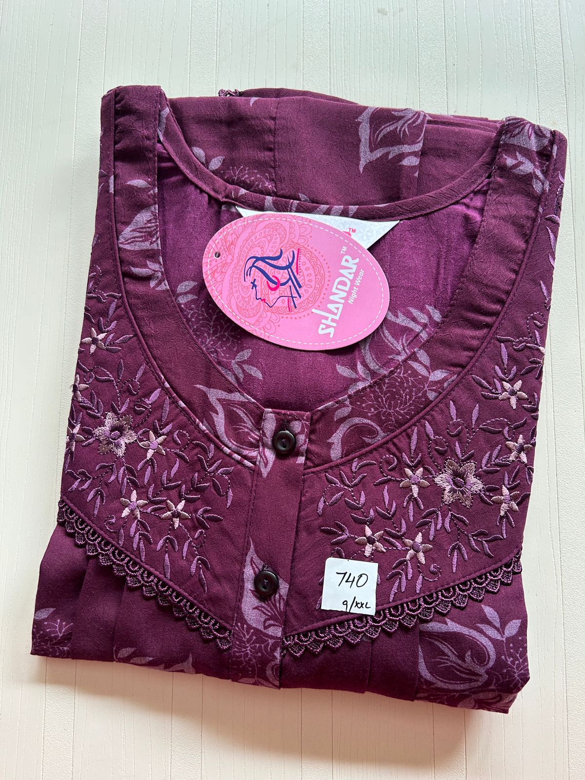 WhatsApp Image 2026-01-08 at 3.23.07 PM (3) 00ASSXXL-022-SHANDAR XXL NIGHTY - Image 1