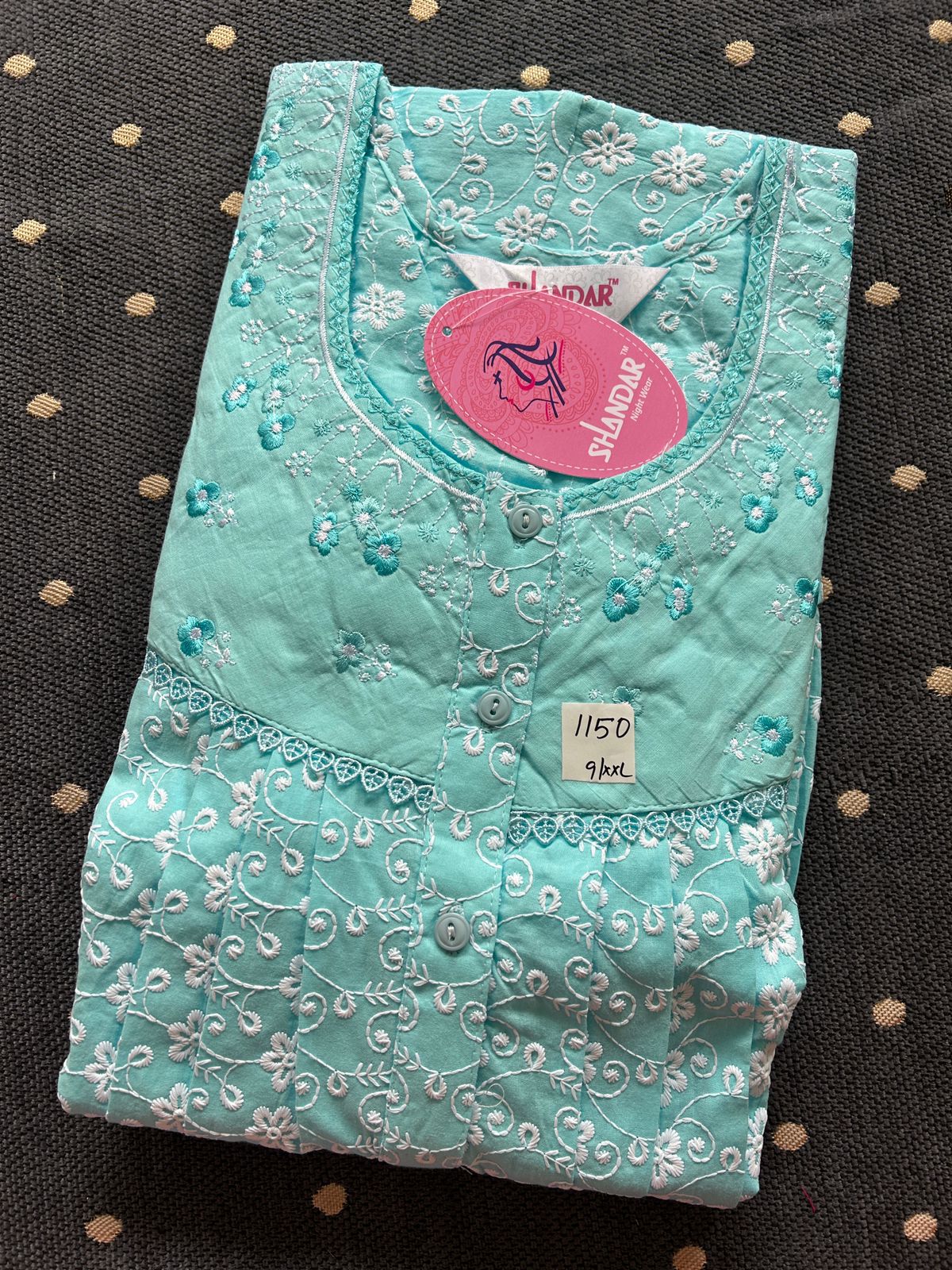 WhatsApp Image 2026-01-08 at 3.23.07 PM 00ASSXXL-025-SHANDAR XXL NIGHTY - Image 1