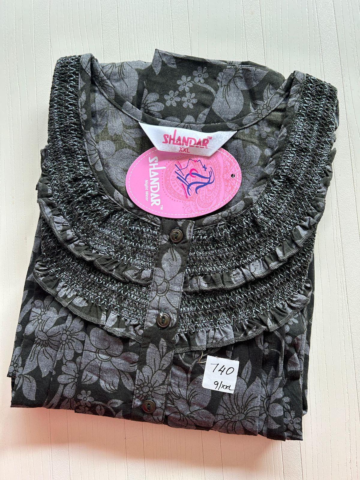 WhatsApp Image 2026-01-08 at 3.23.13 PM 00ASSXXL-003-SHANDAR XXL NIGHTY - Image 1