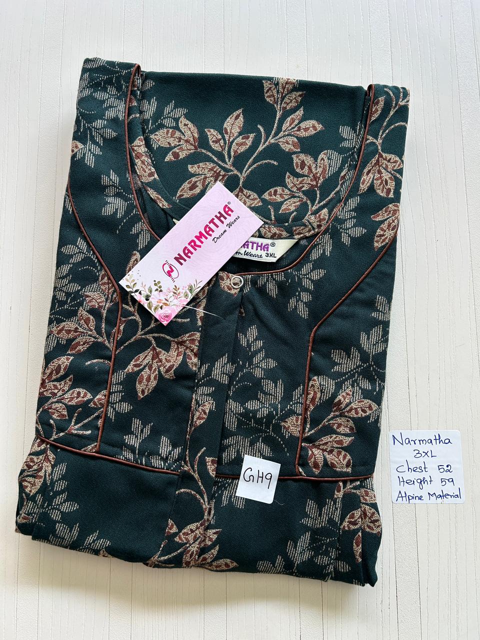 WhatsApp Image 2026-01-14 at 12.35.29 PM NS008-Narmadha Brand Nighty - Image 1