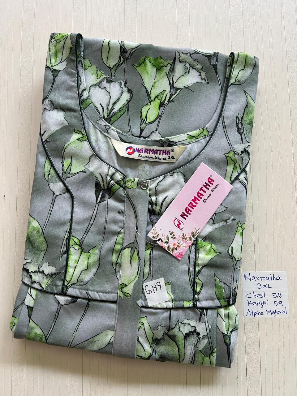 WhatsApp Image 2026-01-14 at 12.35.32 PM NS016-Narmadha Brand Nighty - Image 1