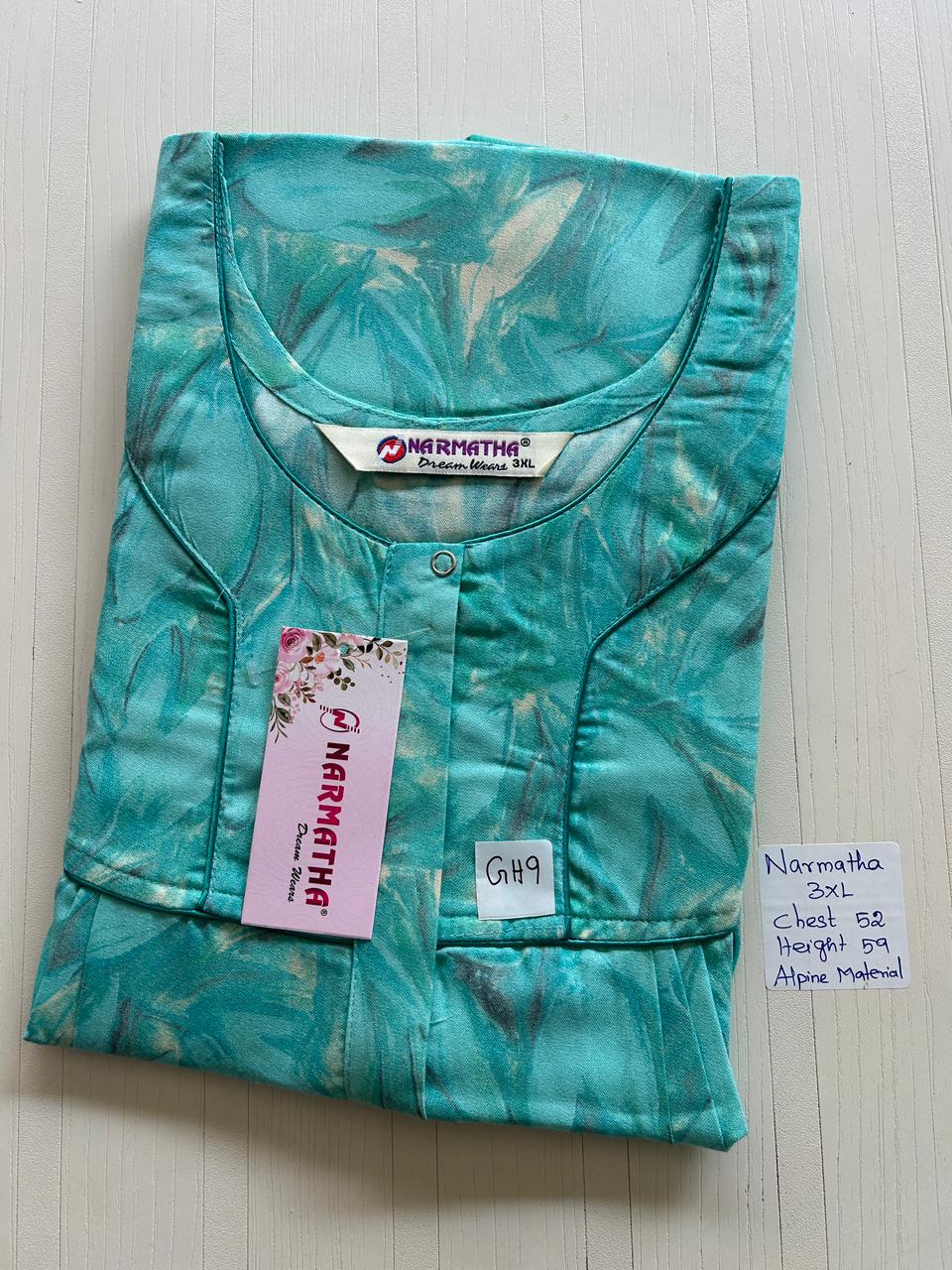 WhatsApp Image 2026-01-14 at 12.35.33 PM NS018-Narmadha Brand Nighty - Image 1