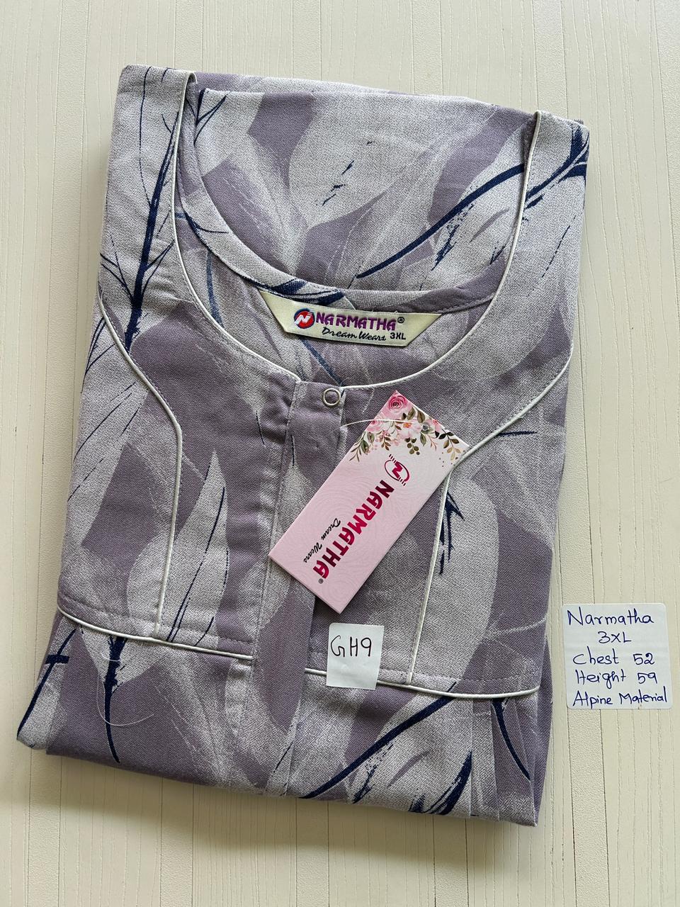 WhatsApp Image 2026-01-14 at 12.35.35 PM NS019-Narmadha Brand Nighty - Image 1