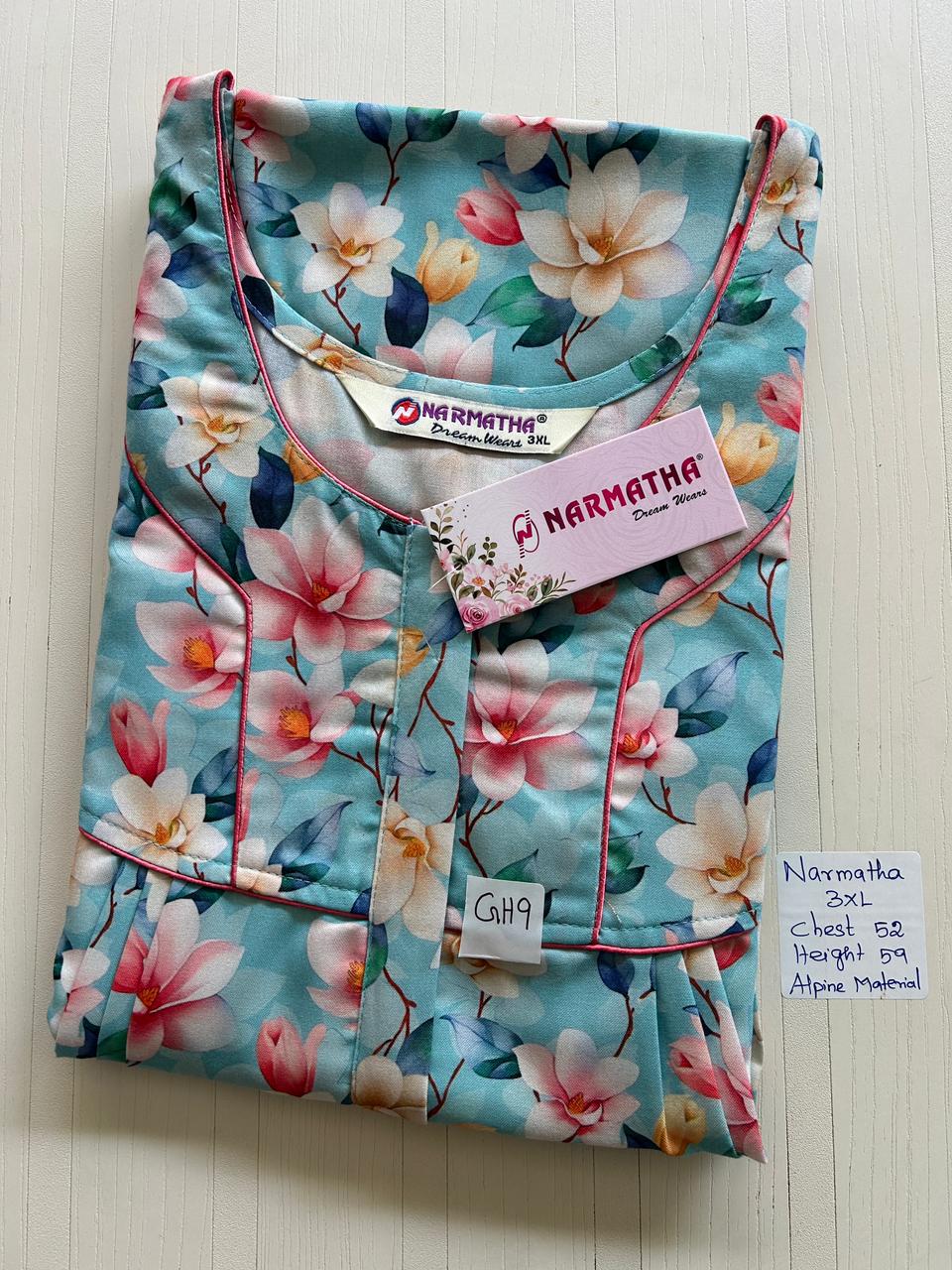 WhatsApp Image 2026-01-14 at 12.35.37 PM NS022-Narmadha Brand Nighty - Image 1