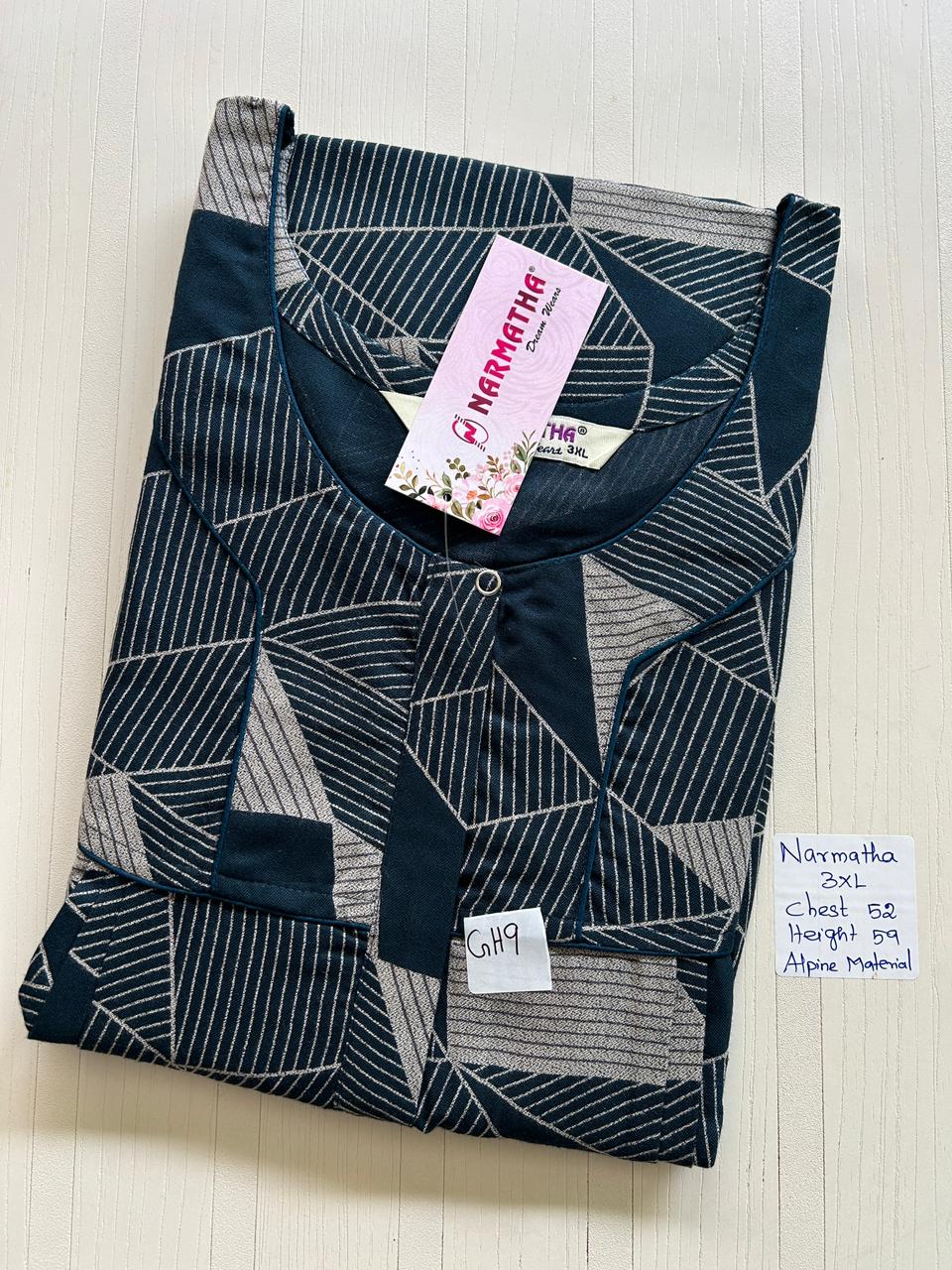 WhatsApp Image 2026-01-14 at 12.35.39 PM NS026-Narmadha Brand Nighty - Image 1