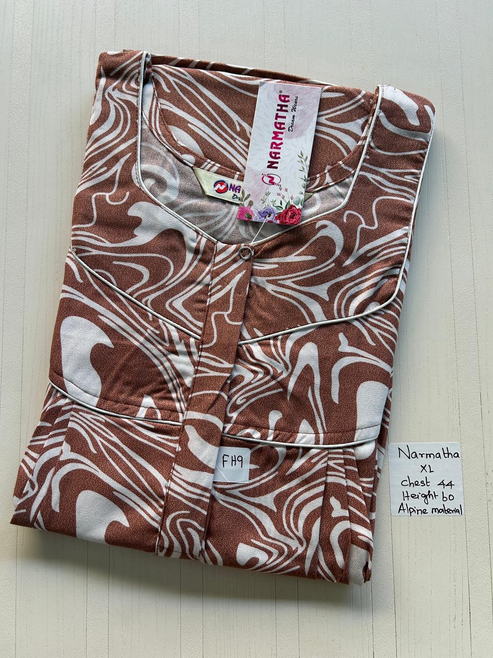 WhatsApp Image 2026-01-16 at 10.13.07 AM (1) NS065-Narmadha Brand Nighty - Image 1