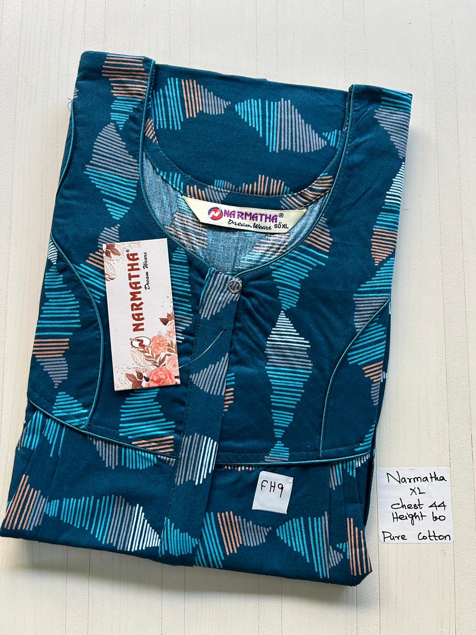 WhatsApp Image 2026-01-16 at 10.13.08 AM (2) NS070-Narmadha Brand Nighty - Image 1