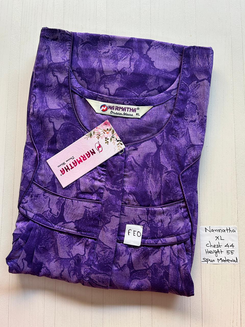 WhatsApp Image 2026-01-16 at 5.27.40 PM (1) NS081-Narmadha Brand Nighty - Image 1