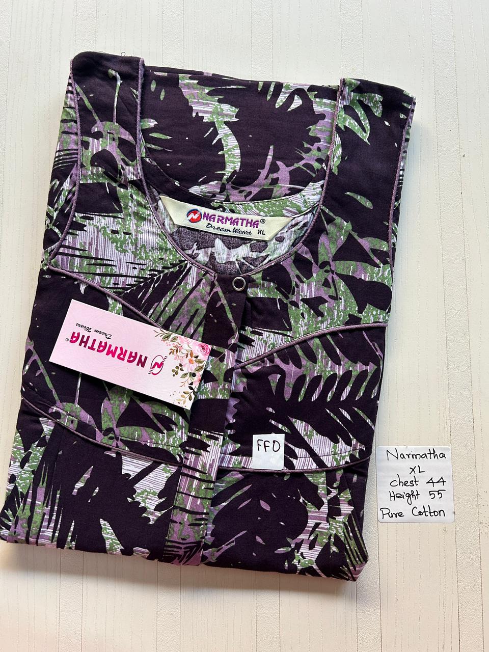 WhatsApp Image 2026-01-16 at 5.27.44 PM (3) NS103-Narmadha Brand Nighty - Image 1