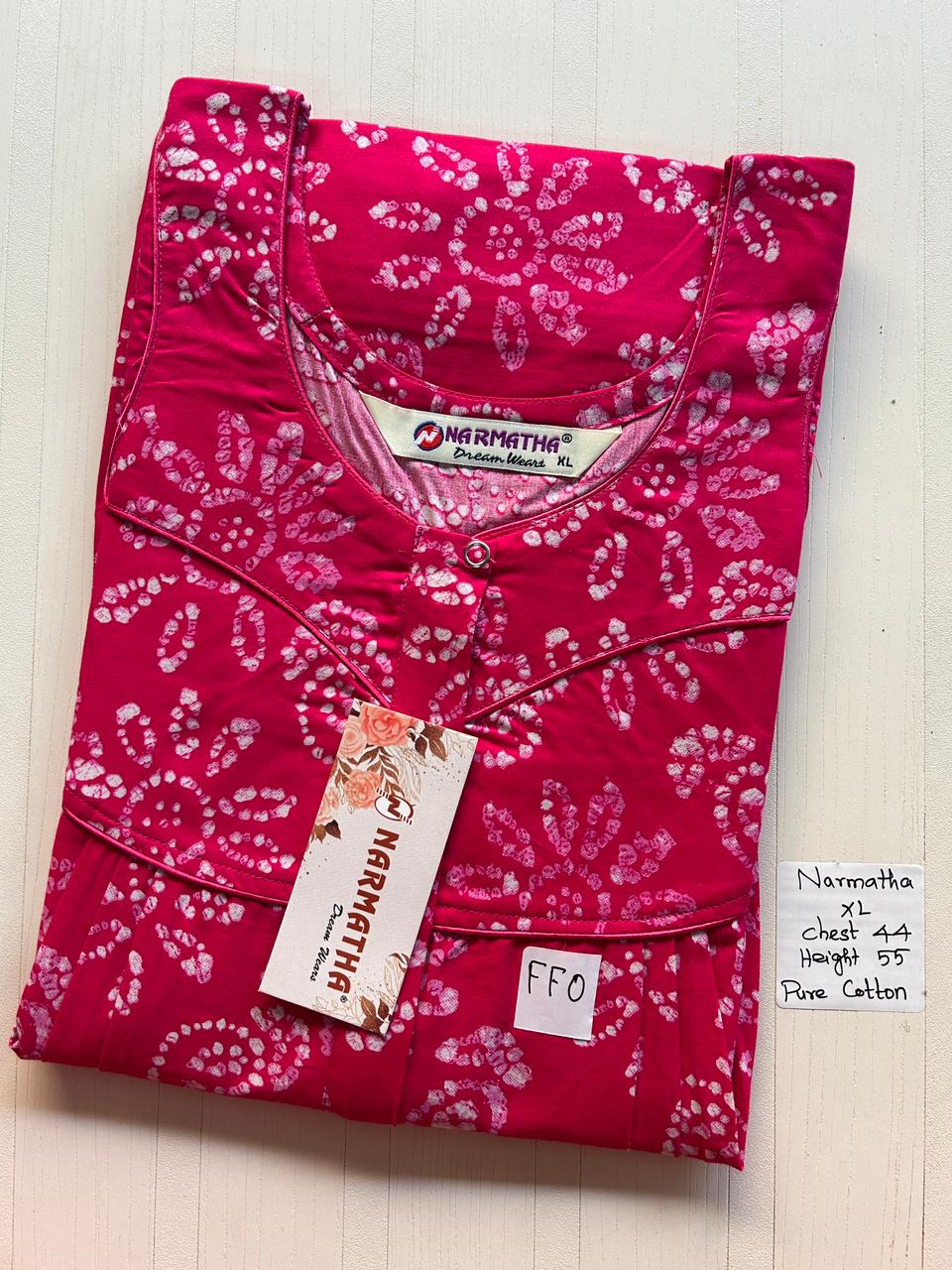 WhatsApp Image 2026-01-16 at 5.27.44 PM NS104-Narmadha Brand Nighty - Image 1