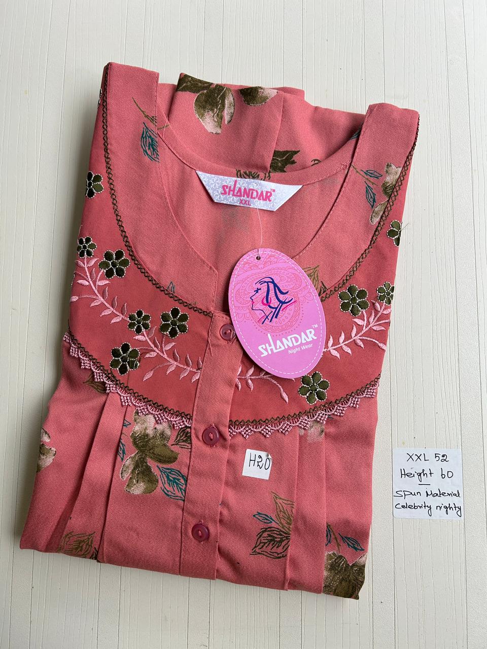 WhatsApp Image 2026-01-26 at 11.56.59 AM (1) 00ASSXXL-028-SHANDAR XXL NIGHTY - Image 1