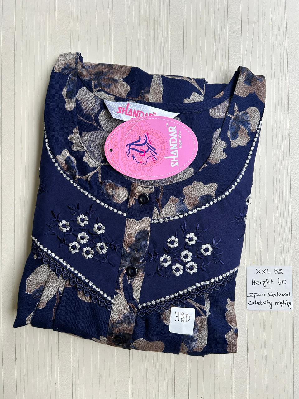 WhatsApp Image 2026-01-26 at 11.57.03 AM 00ASSXXL-037-SHANDAR XXL NIGHTY - Image 1