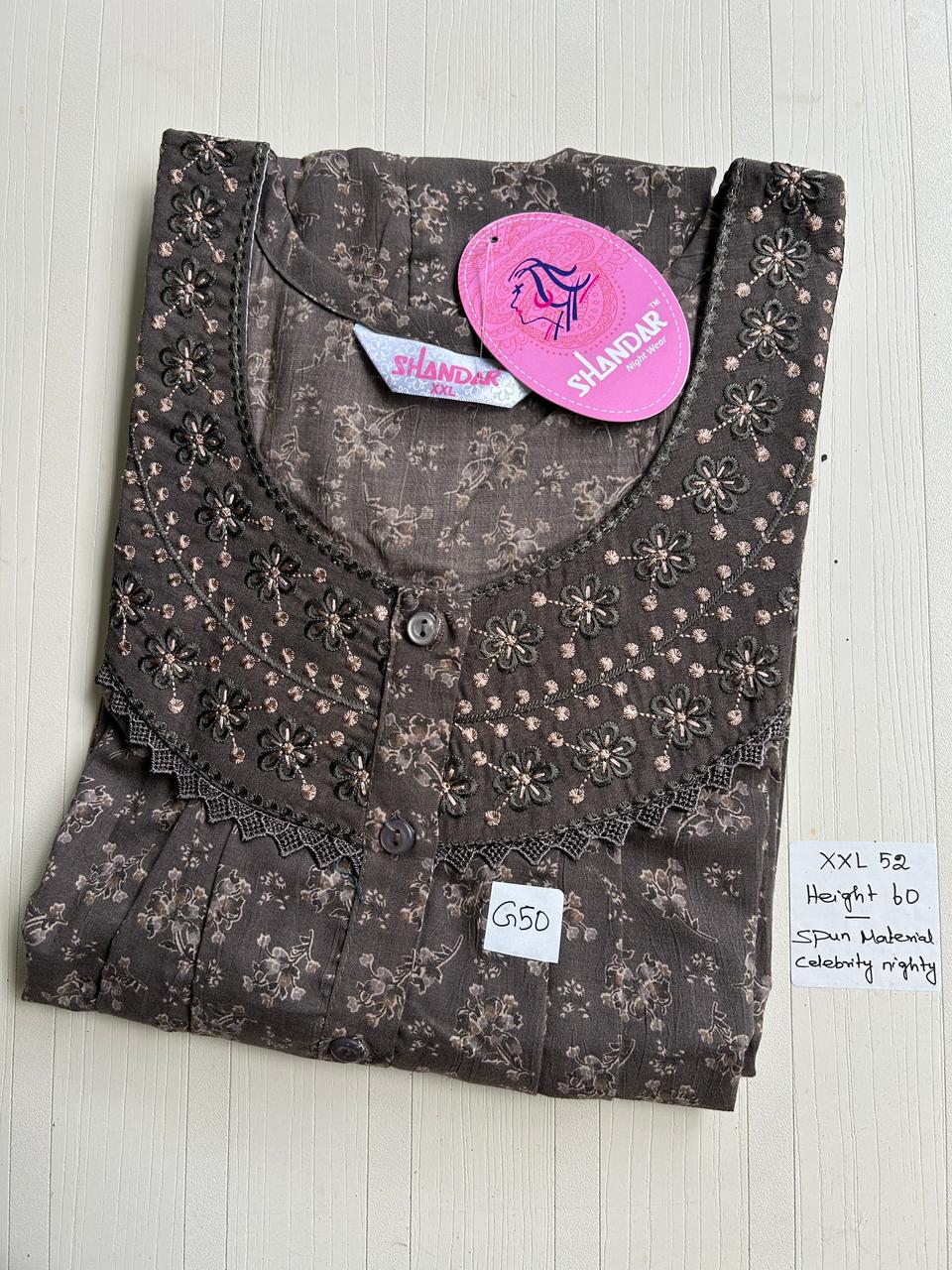 WhatsApp Image 2026-01-26 at 12.38.51 PM (2) 00ASSXXL-046-SHANDAR XXL NIGHTY - Image 1