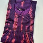 PPZ009-Peacock Pleats Zip Nighty