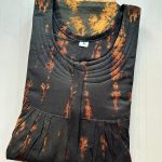 PPZ010-Peacock Pleats Zip Nighty