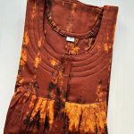 PPZ008-Peacock Pleats Zip Nighty