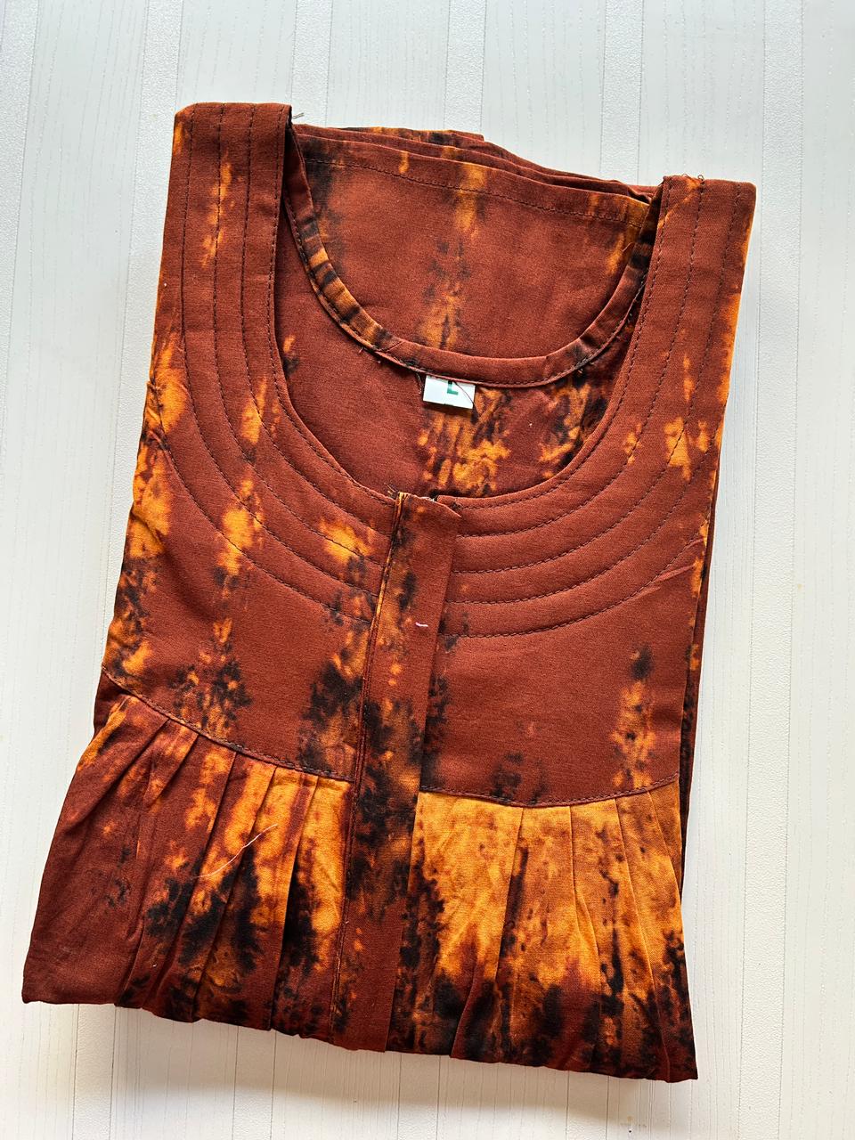 WhatsApp Image 2026-01-29 at 5.33.19 PM PPZ008-Peacock Pleats Zip Nighty - Image 1