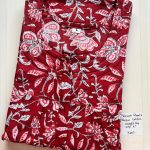 PPZ003-Peacock Pleats Jaipur Cotton Zip Nighty