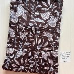 PPZ004-Peacock Pleats Jaipur Cotton Zip Nighty