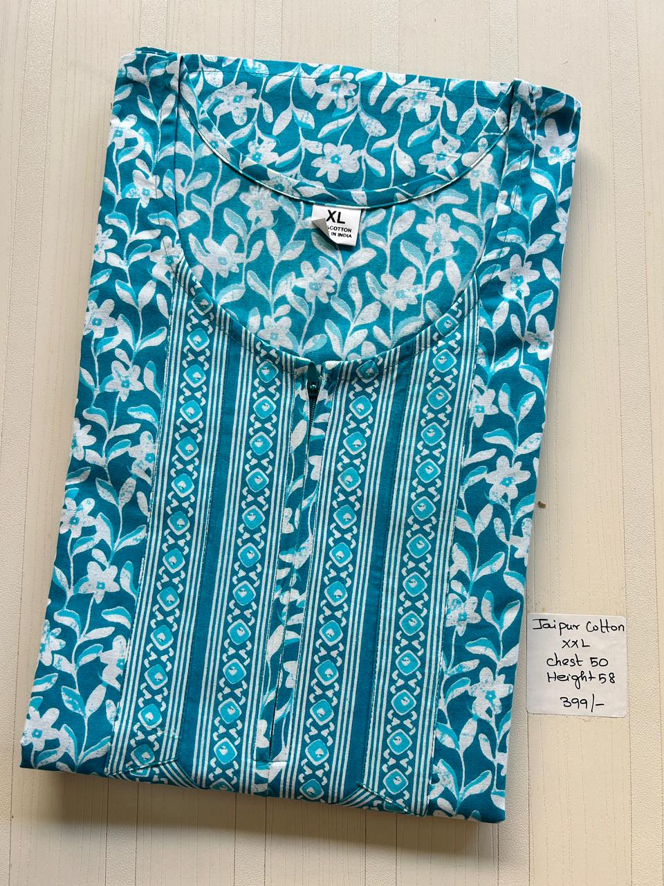 WhatsApp Image 2026-01-30 at 6.56.56 PM (3) PJCZ002-Pure Jaipur Cotton Zip Nighty - Image 1