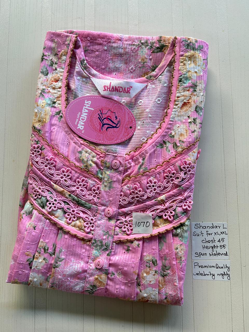 WhatsApp Image 2026-01-31 at 5.03.11 PM (2) 00ASSF-084-SHANDAR FREE SIZE NIGHTY - Image 1