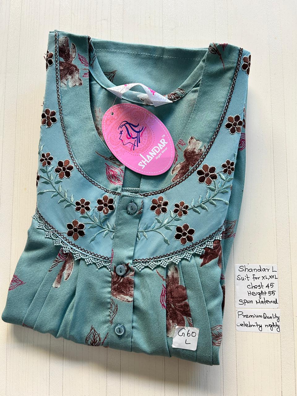 WhatsApp Image 2026-01-31 at 5.03.15 PM (2) 00ASSF-096-SHANDAR FREE SIZE NIGHTY - Image 1