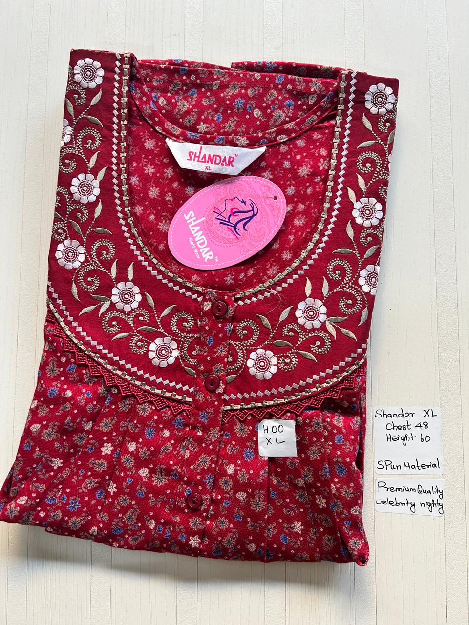 WhatsApp Image 2026-01-31 at 5.45.30 PM (1) 00ASSXL-057-SHANDAR XL NIGHTY - Image 1