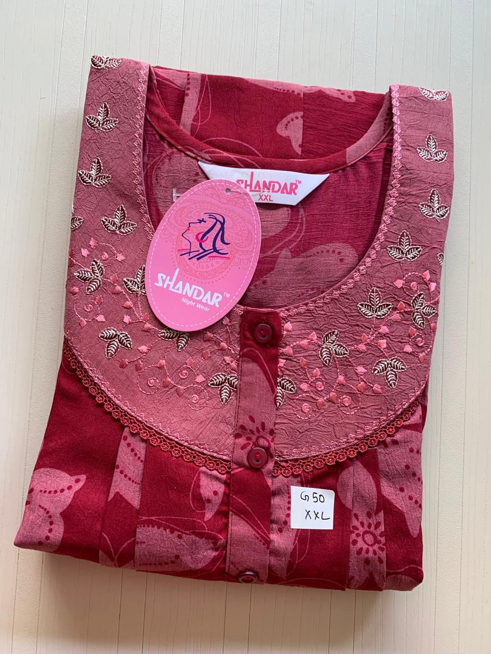 07dae322-718c-4ca5-85aa-07238aa81003 00ASSXXL-089-SHANDAR XXL NIGHTY - Image 1